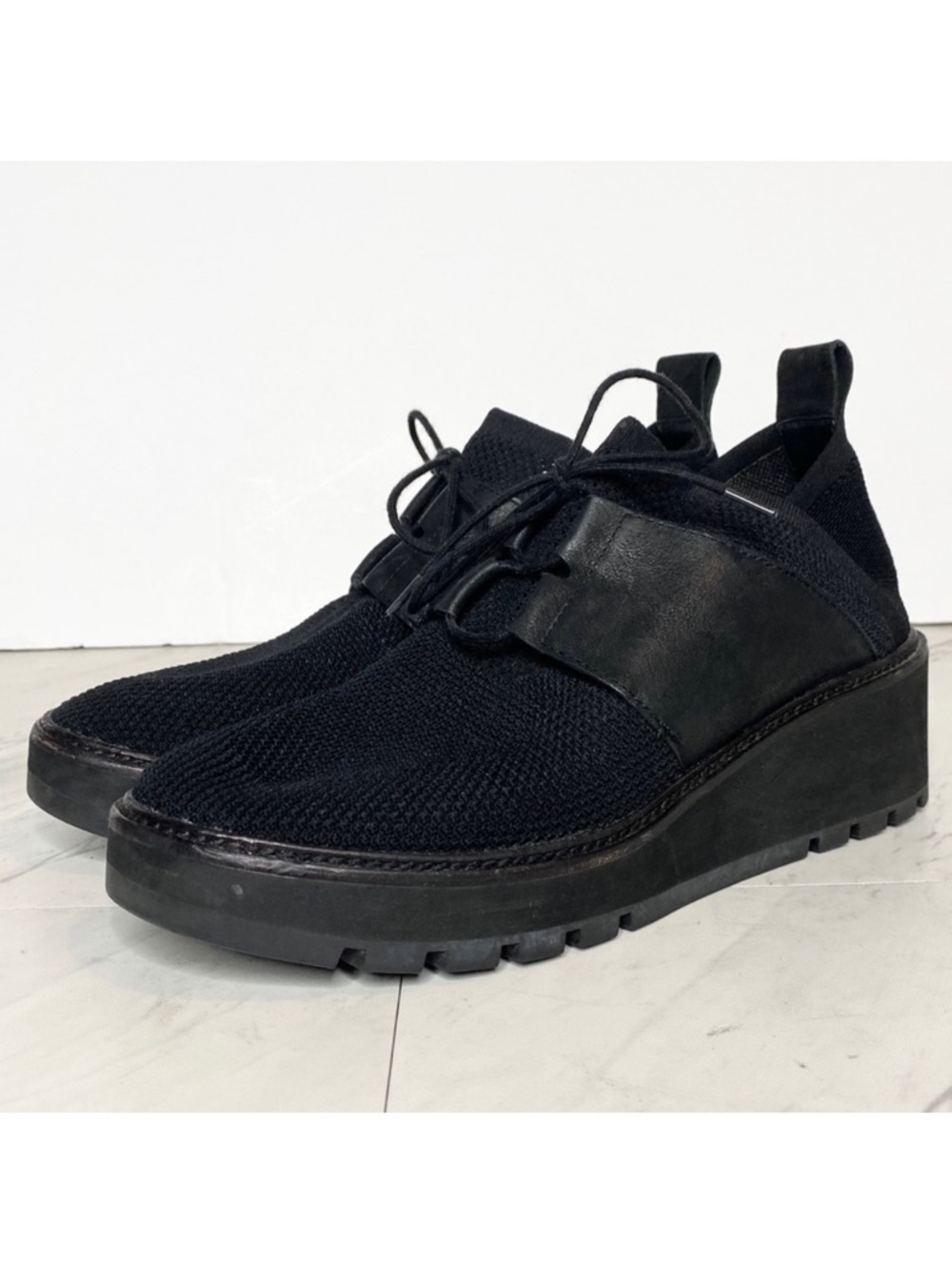 Eileen Fisher Wilson Black Wedge Sneaker 9